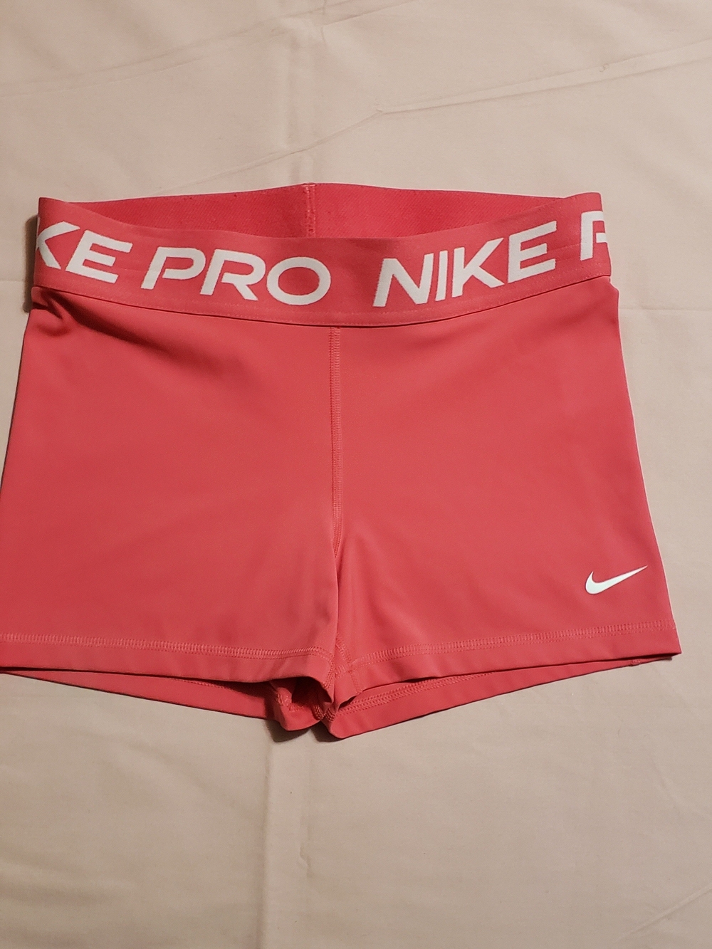 Nike Pro Dri-FIT 5" Training Shorts Women's Coral Pink Size M